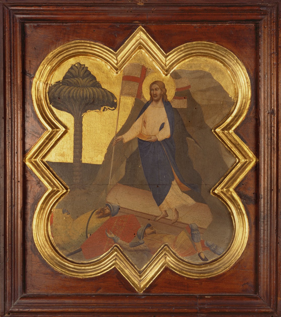 Vzkříšení Krista (tempera na panelu) od Taddeo Gaddi