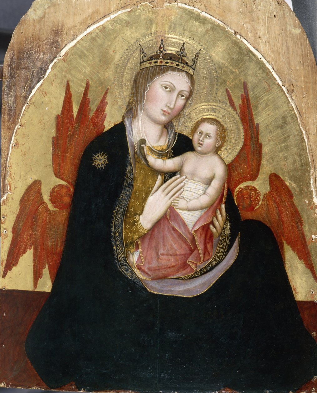 Madonna dellUmilta, cca 1400 (tempera na topolovém dřevě) od Taddeo di Bartolo