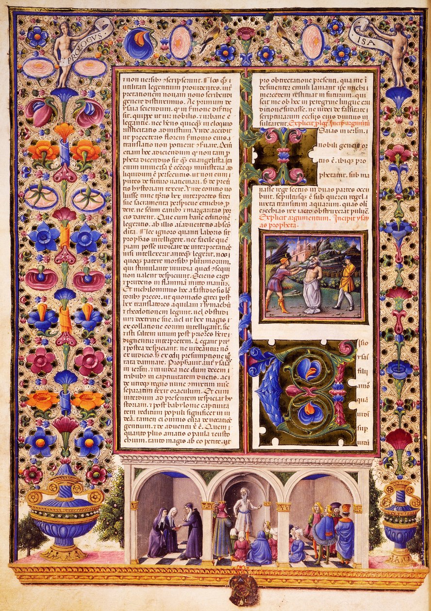Prolog k prorockým knihám, z II. dílu Bible z Borso d