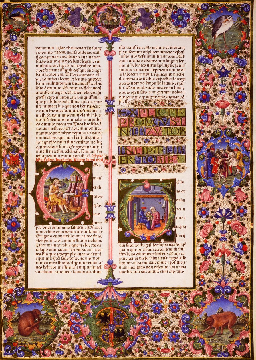 Kniha Tobiášova, z I. dílu Bible z Borso d