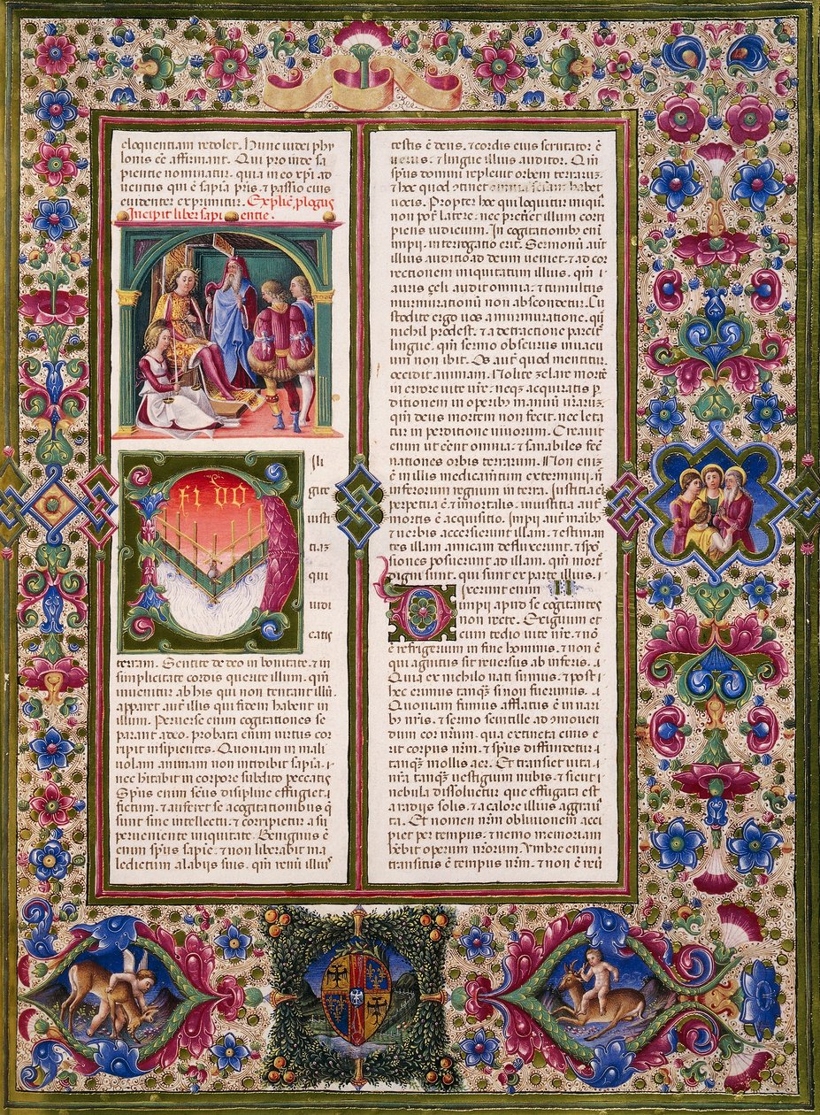 Kniha moudrosti, z I. dílu Bible z Borso d