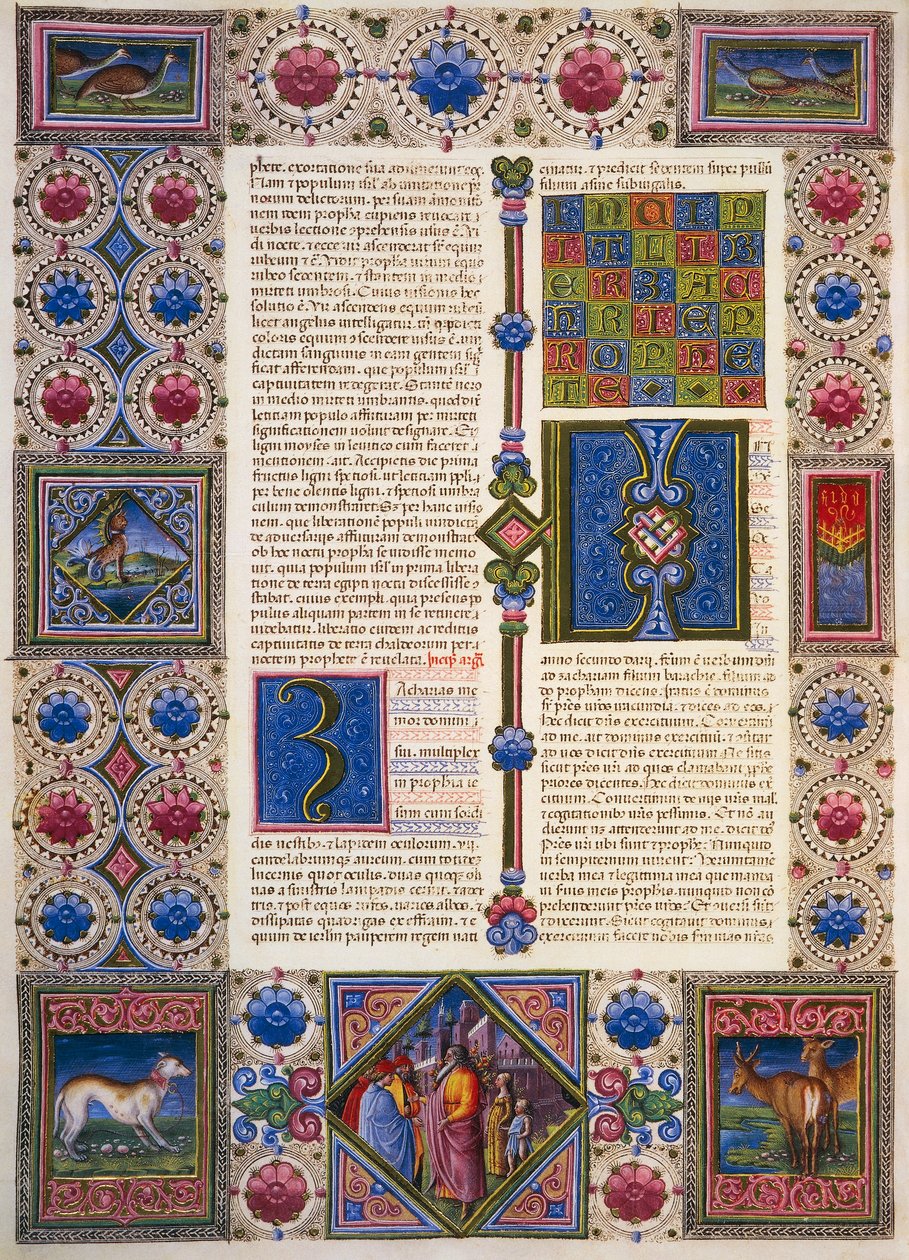Kniha Zachariášova, z II. dílu Bible z Borso d