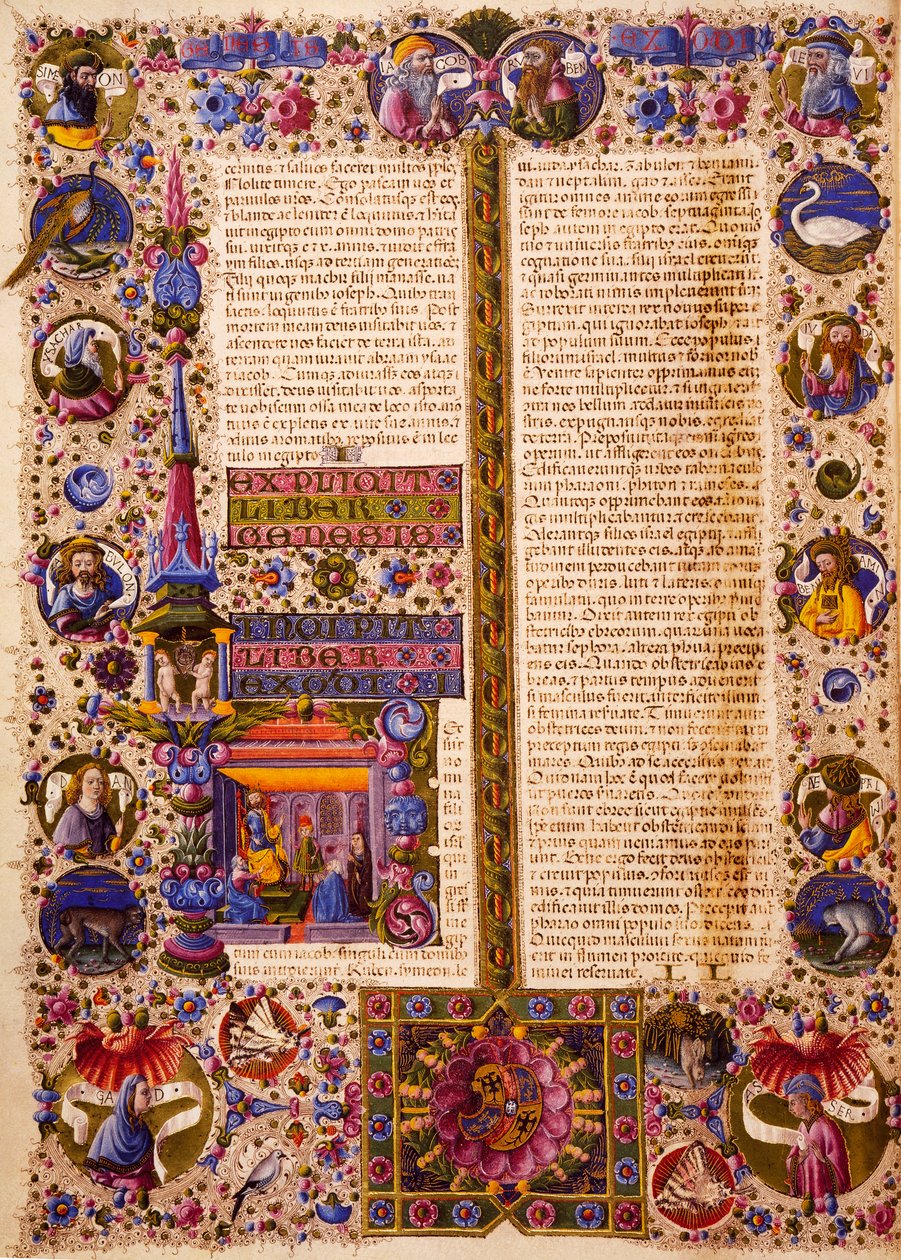 Kniha Exodus ze svazku I Bible z Borso d