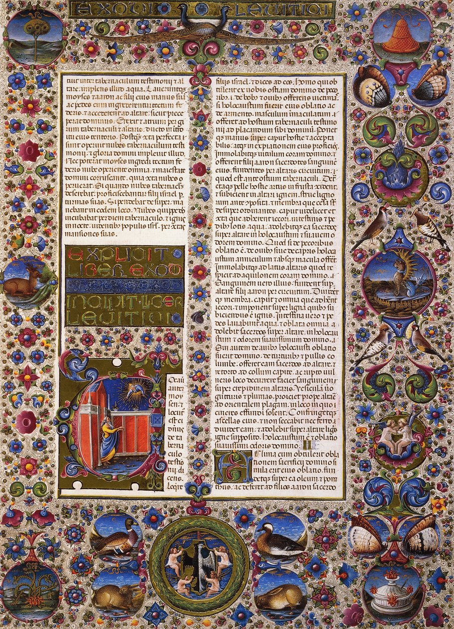 Kniha Leviticus, první díl Bible Borso d