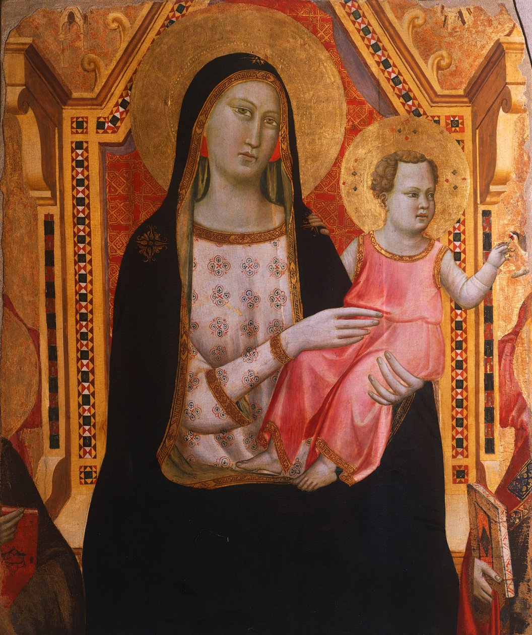 Madonna s dítětem, Taddeo Gaddi (aktivní od 1322 do 1366) od Taddeo Gaddi