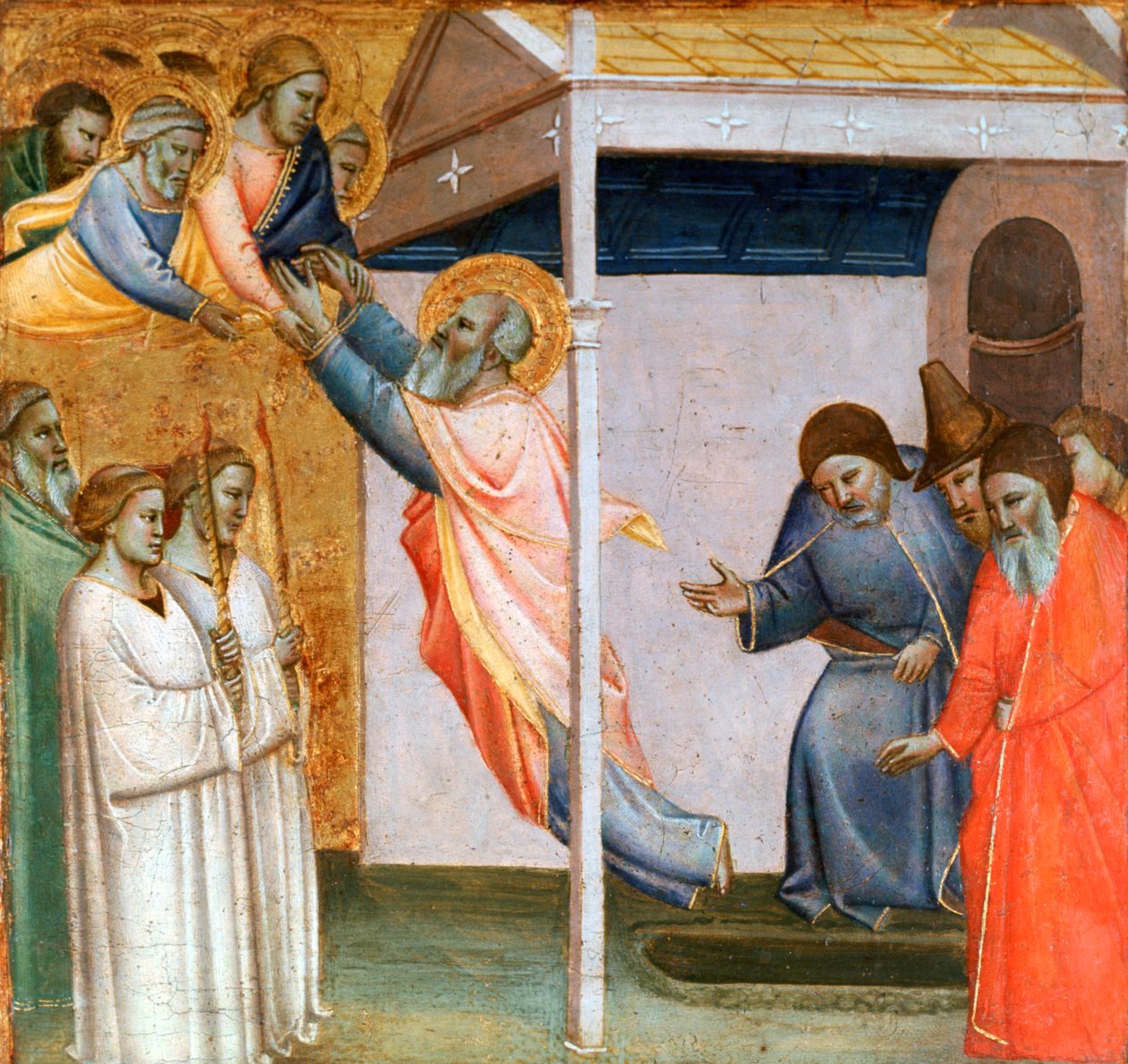 Scéna ze života svatého Jana, c1320-1366 od Taddeo Gaddi