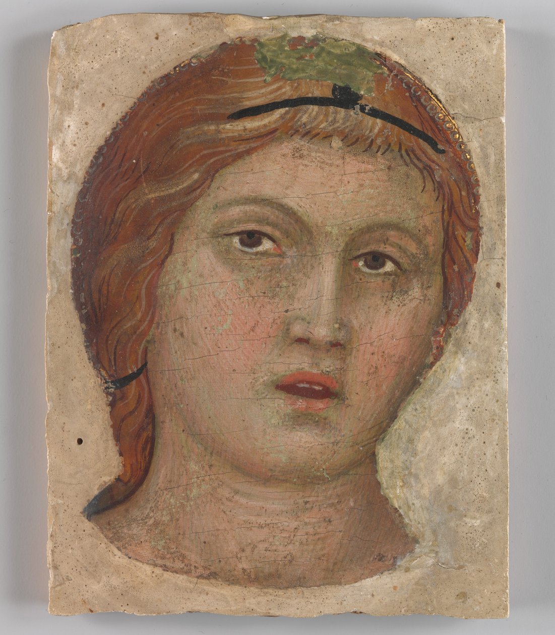 Hlava anděla v plné tváři, ca. 1397. od Taddeo di Bartolo