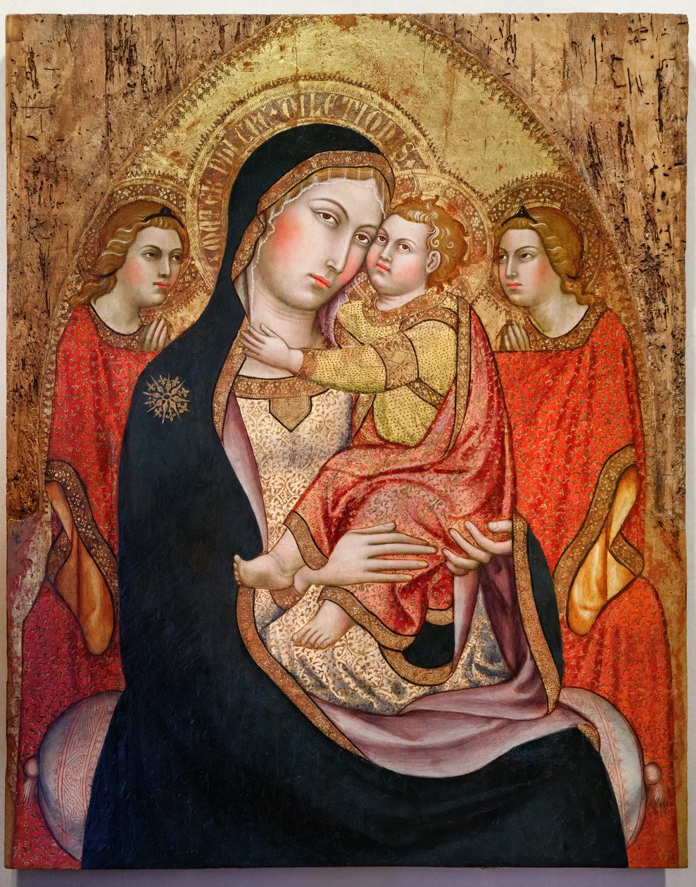 Madona s dítětem a anděly (tempera na desce) od Taddeo di Bartolo