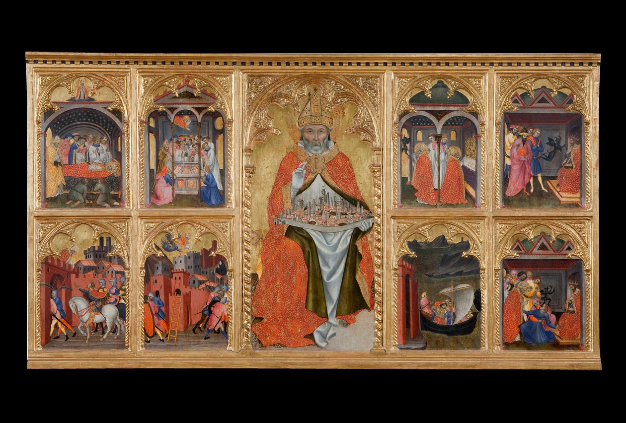 San Gimignano trůní osm příběhů svého života od Taddeo di Bartolo