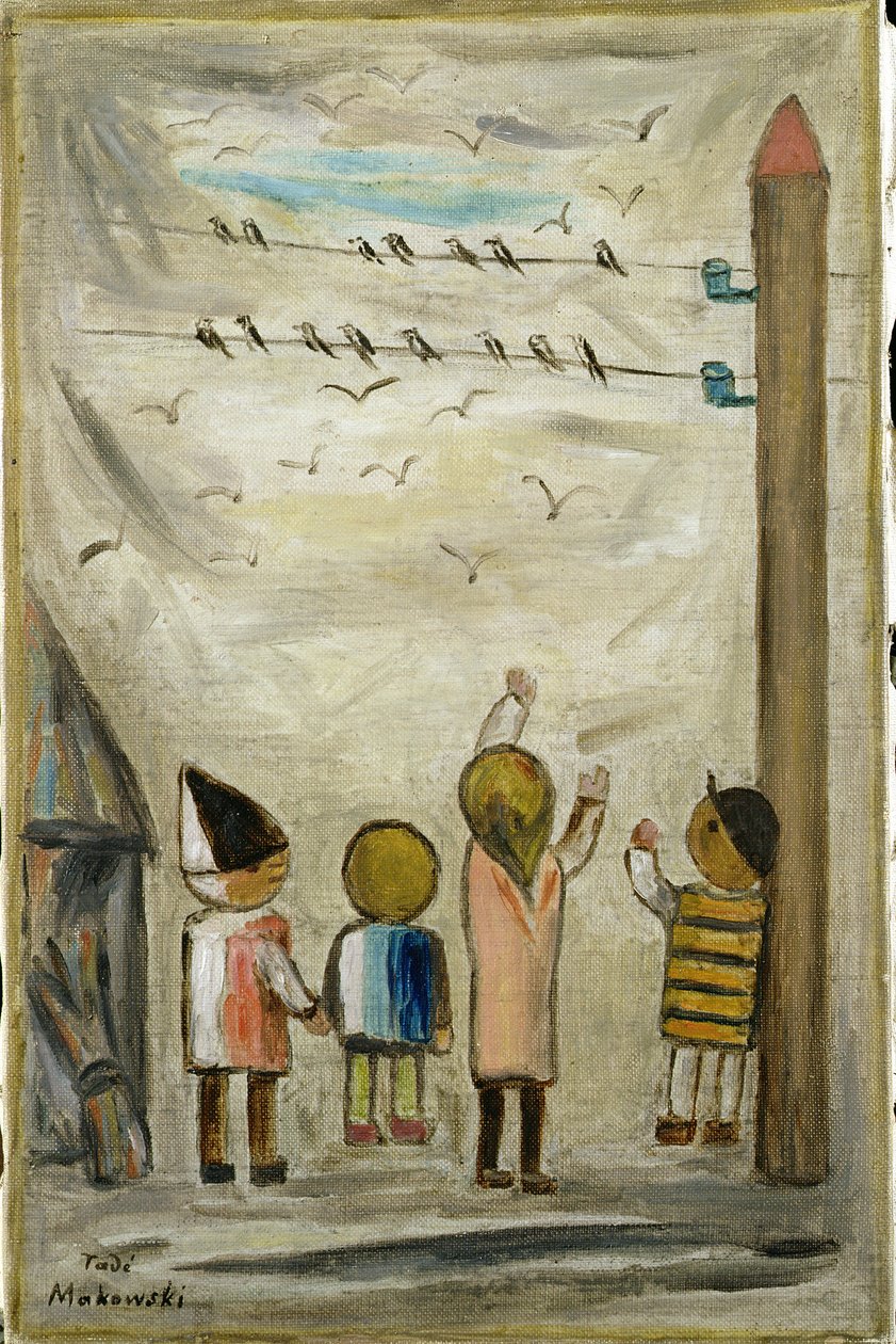 Vlaštovky, 1931 od Tadeusz Makowski