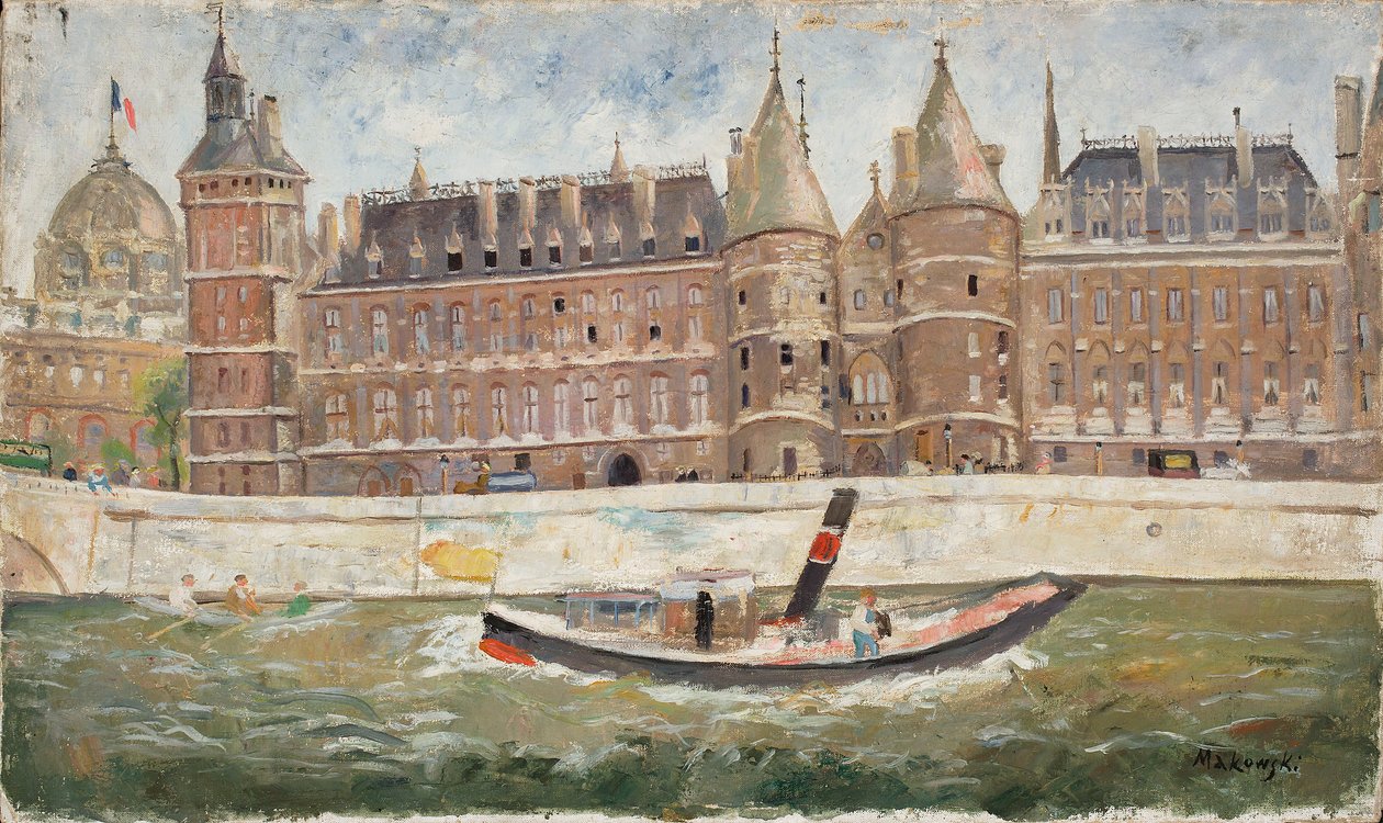 Břeh Seiny od Tadeusz Makowski