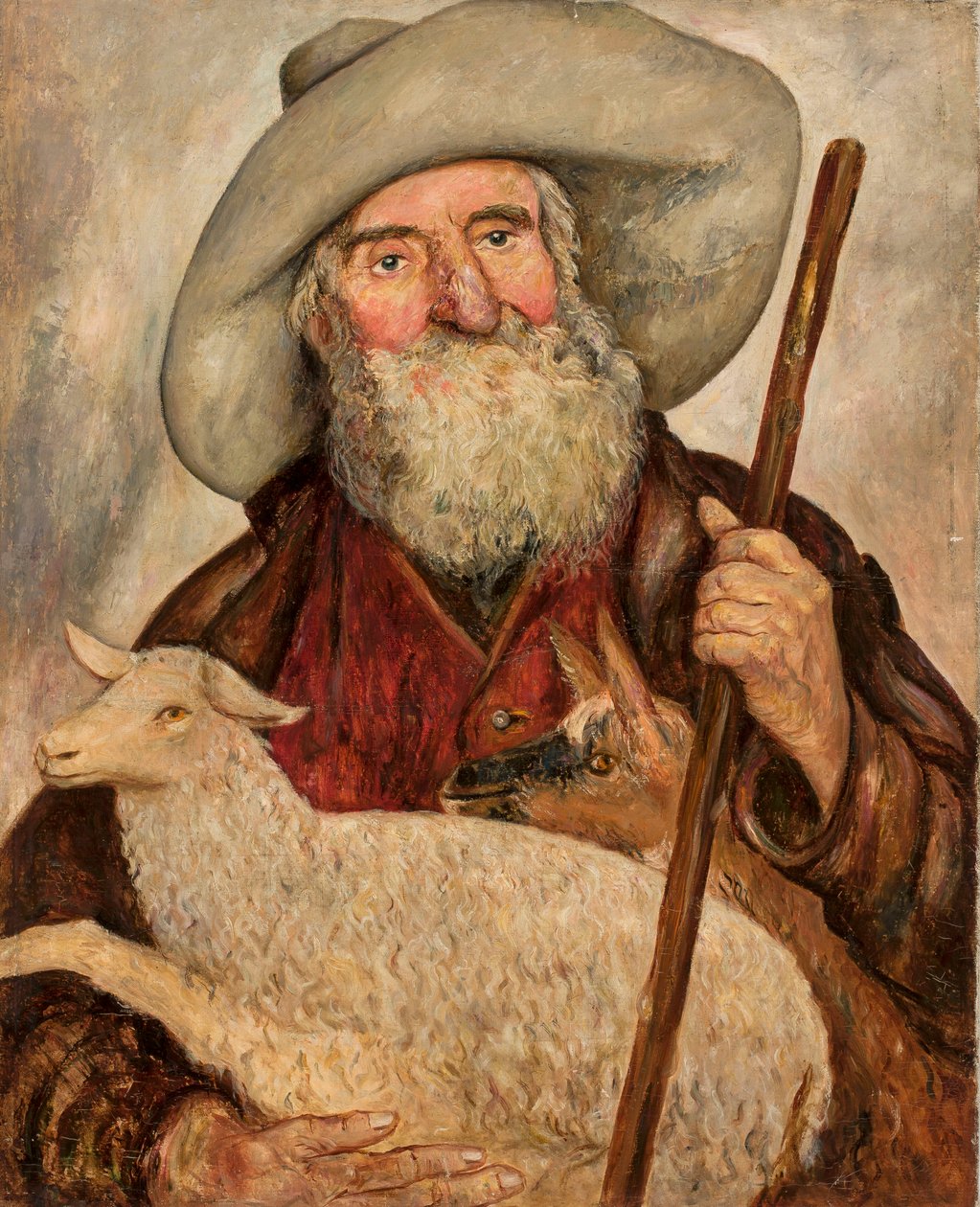 Dobrý pastýř od Tadeusz Makowski