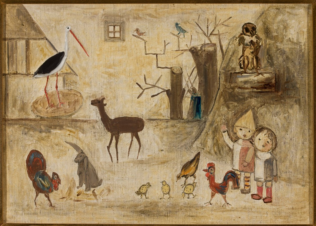 Dětská zoo od Tadeusz Makowski