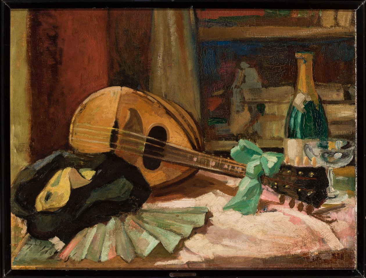 Zátiší s mandolínou od Tadeusz Makowski
