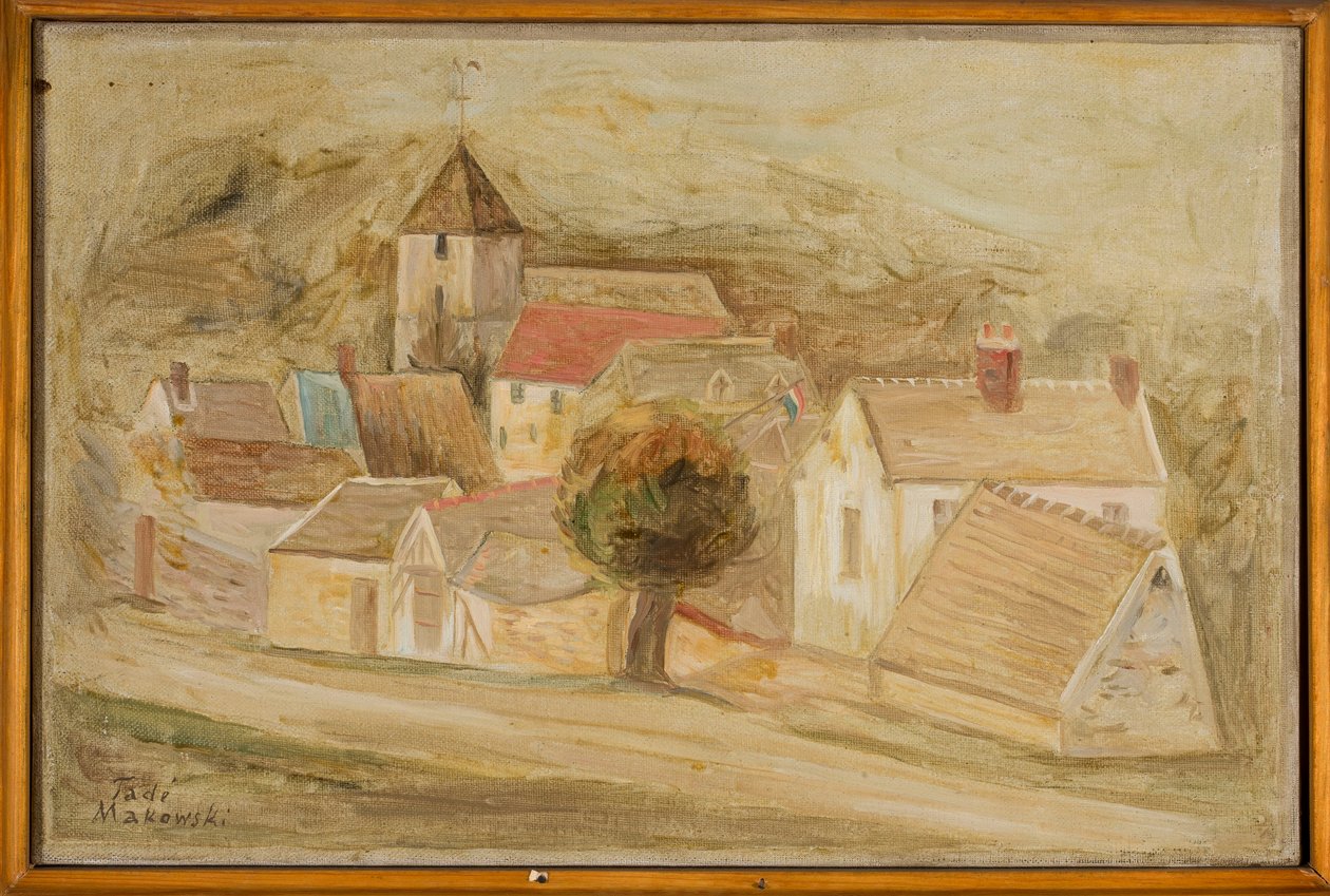 Městečko od Tadeusz Makowski