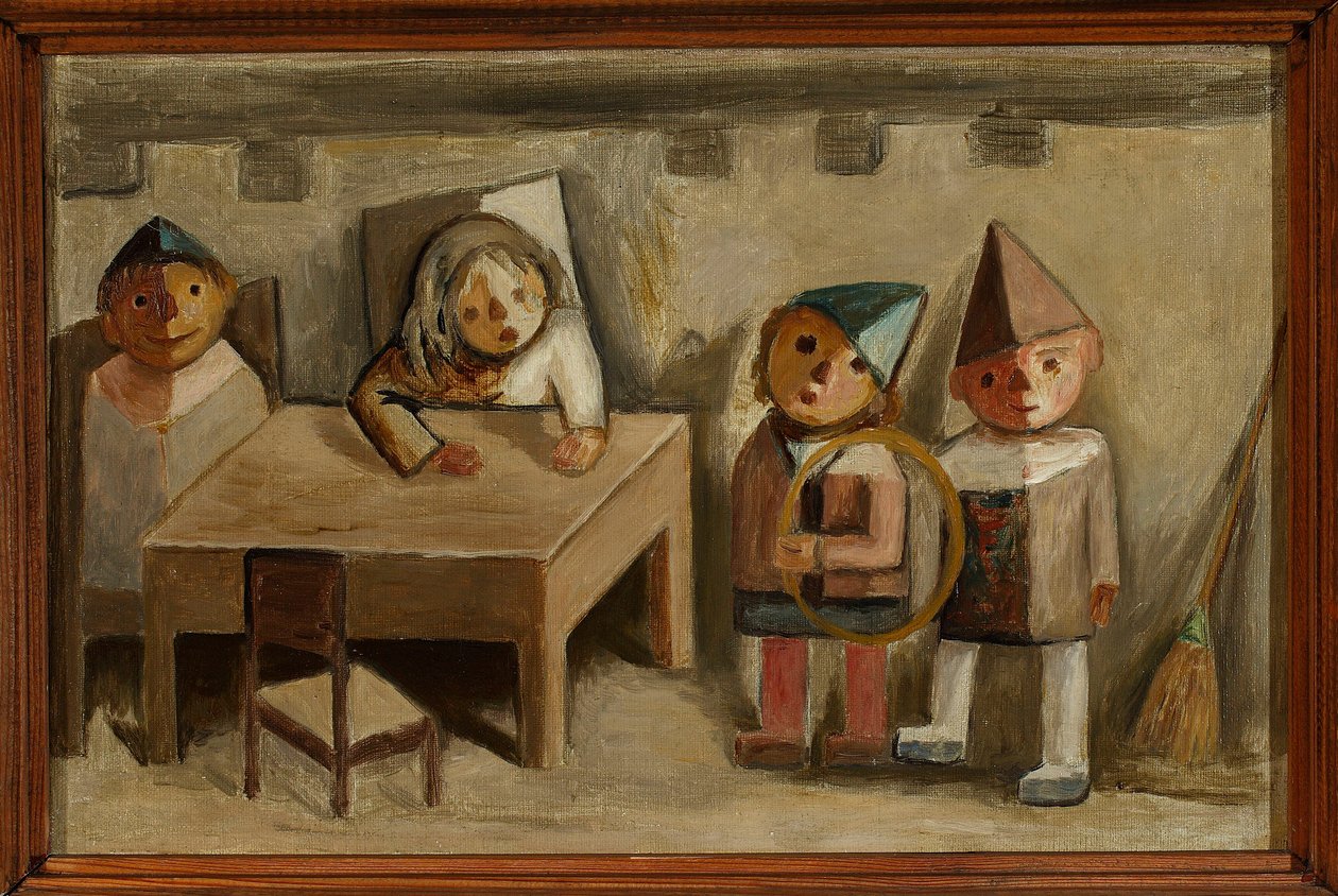 Dětský pokoj od Tadeusz Makowski