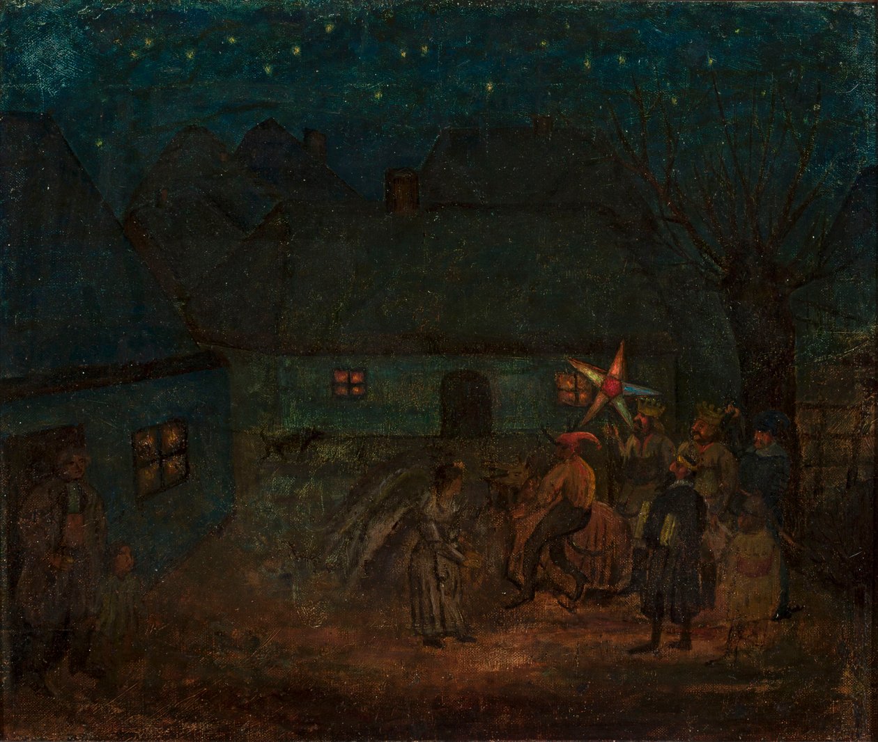 Krakovský betlém od Tadeusz Makowski