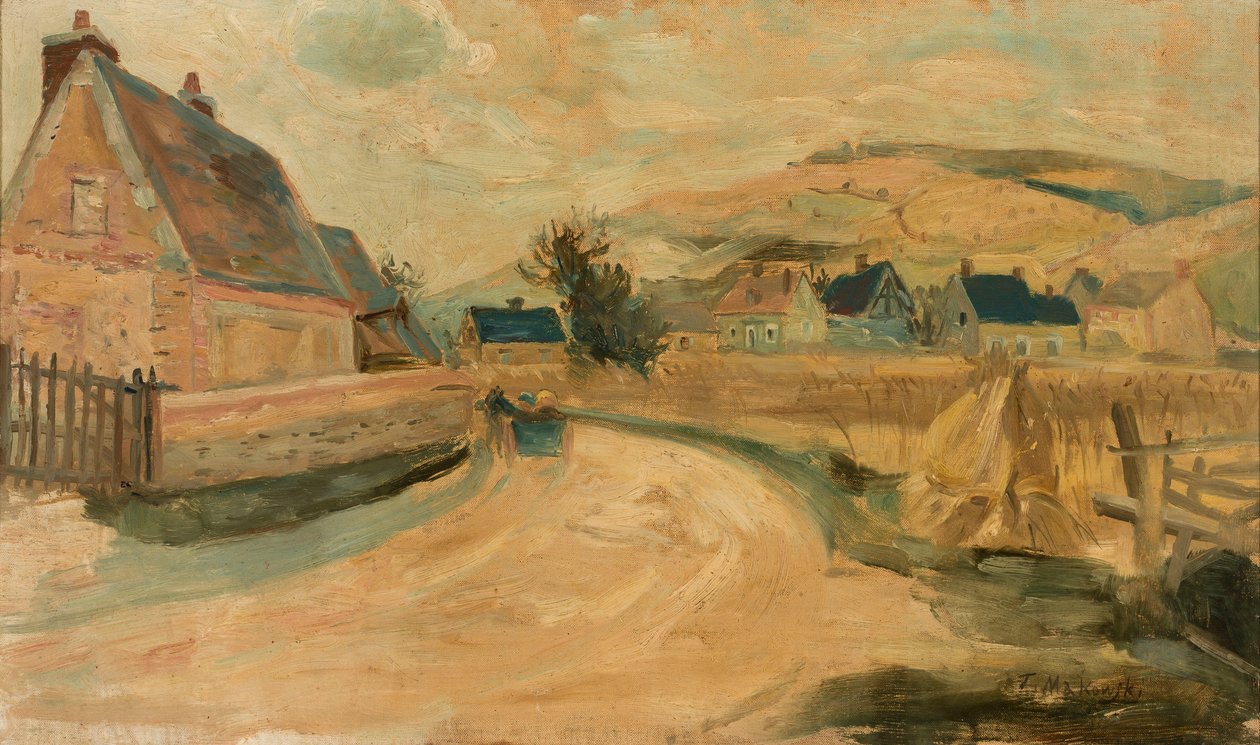 Vesnice Merey od Tadeusz Makowski