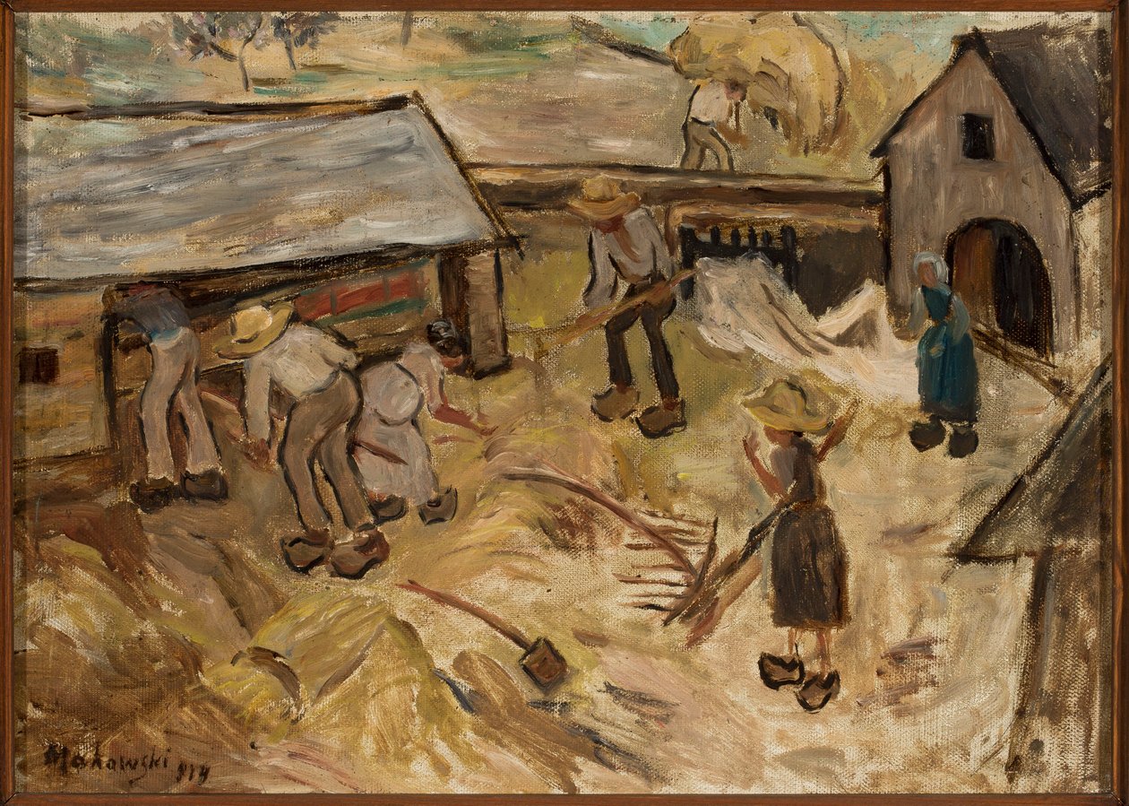 Žně od Tadeusz Makowski