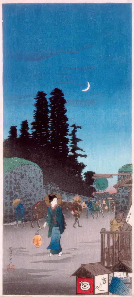 Velká brána v Yotsuya od Takahashi Hiroaki