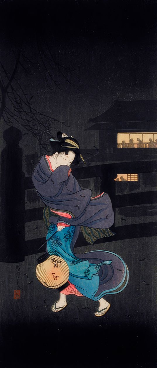 Studený zimní vítr od Takahashi Hiroaki