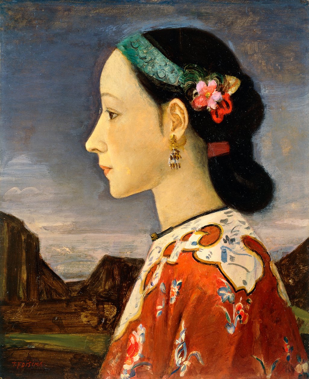 Profil ženy od Takeji Fujishima