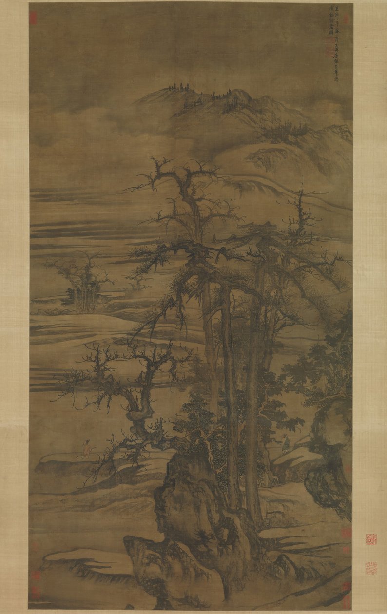 Krajina podle básně Wang Wei z roku 1323. od Tang Di