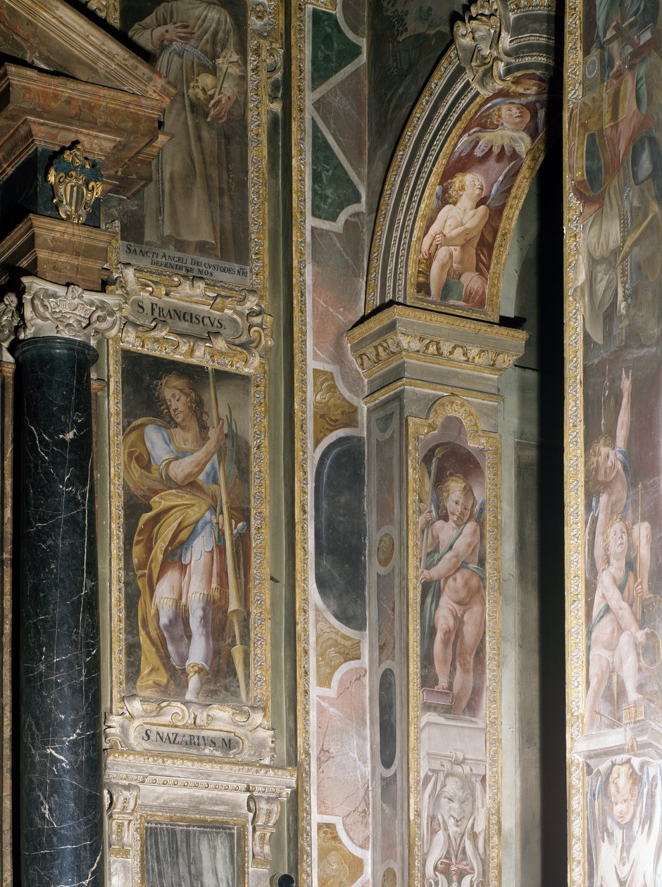 Detail fresek z roku 1629, od Antonia d