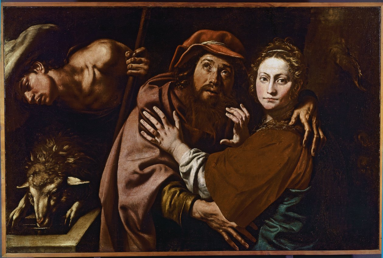 Jacob a Rebecca, kolem 1625 (olej na plátně) od Tanzio da Varallo