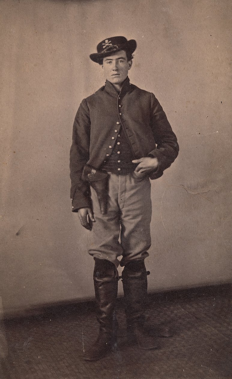 Union Cavalry Soldier s pistolí v Holsteru, 1861-65. od Tappin