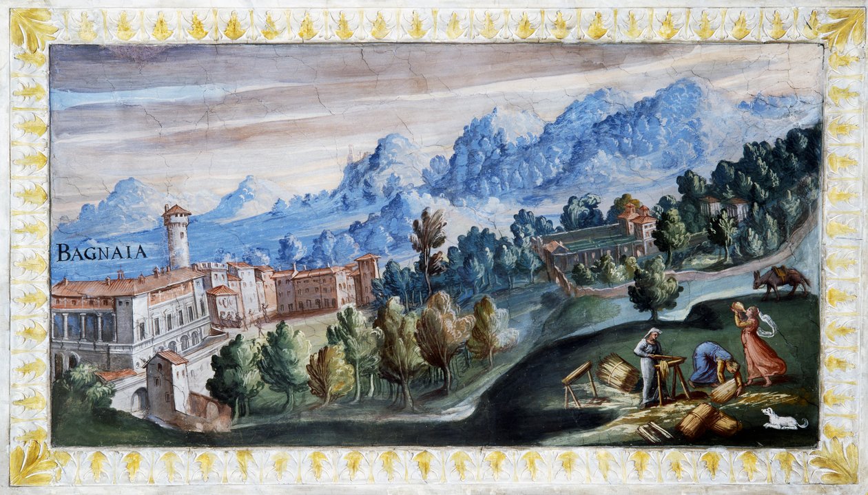 Pohled na Bagnaia od Tarquinio Ligustri