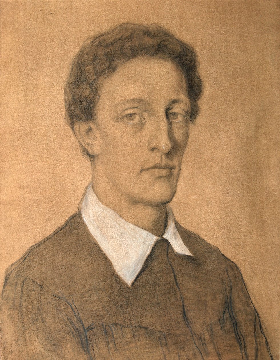 Portrét básníka Alexandra Bloka, 1880-1921, 1906. od Tatyana Nikolaevna Gippius