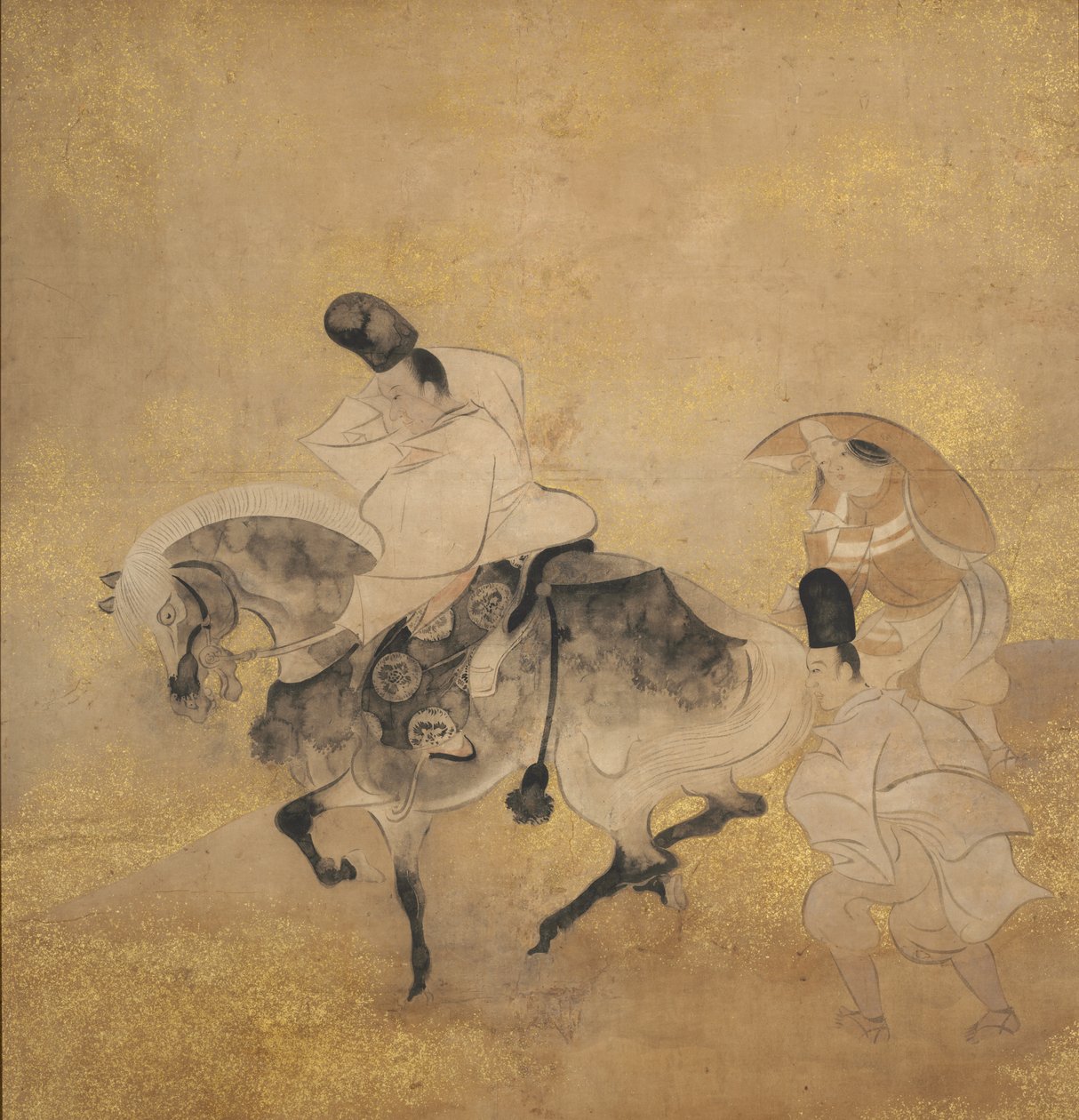 Přejezd v Sano Sano, c. 1600-1 od Tawaraya Sotatsu