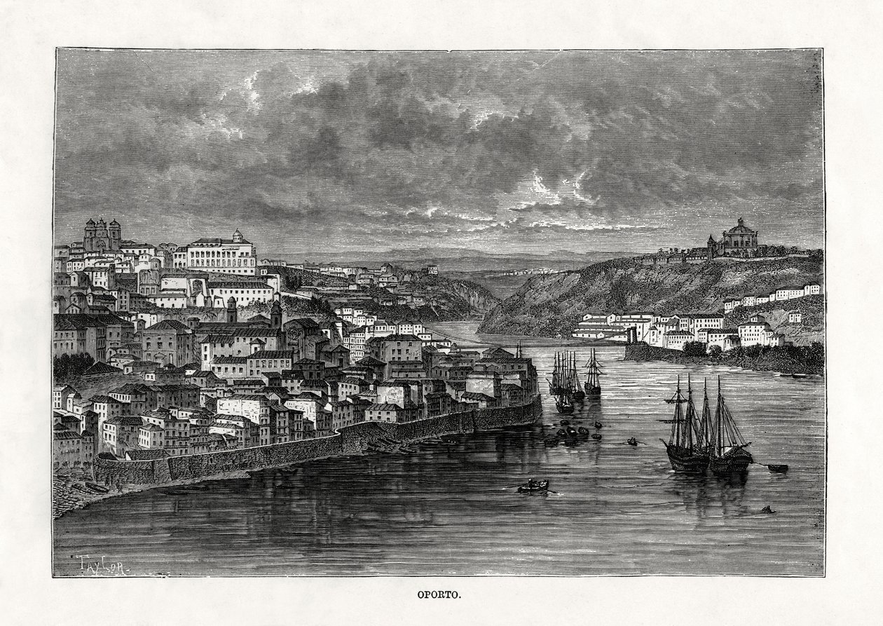 Porto, Portugalsko, 19. století od Taylor