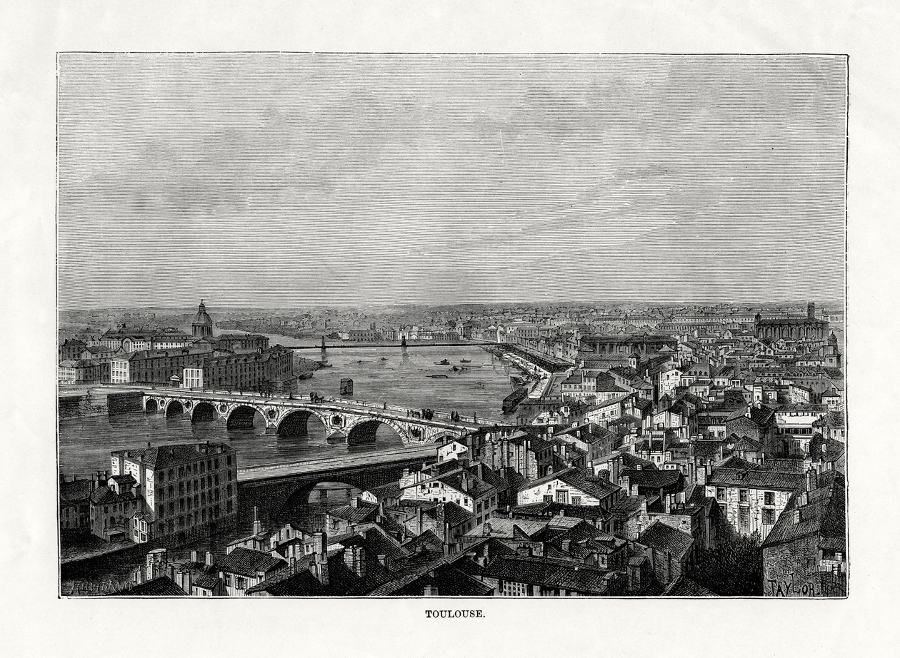 Toulouse, Francie, 1879 od Taylor