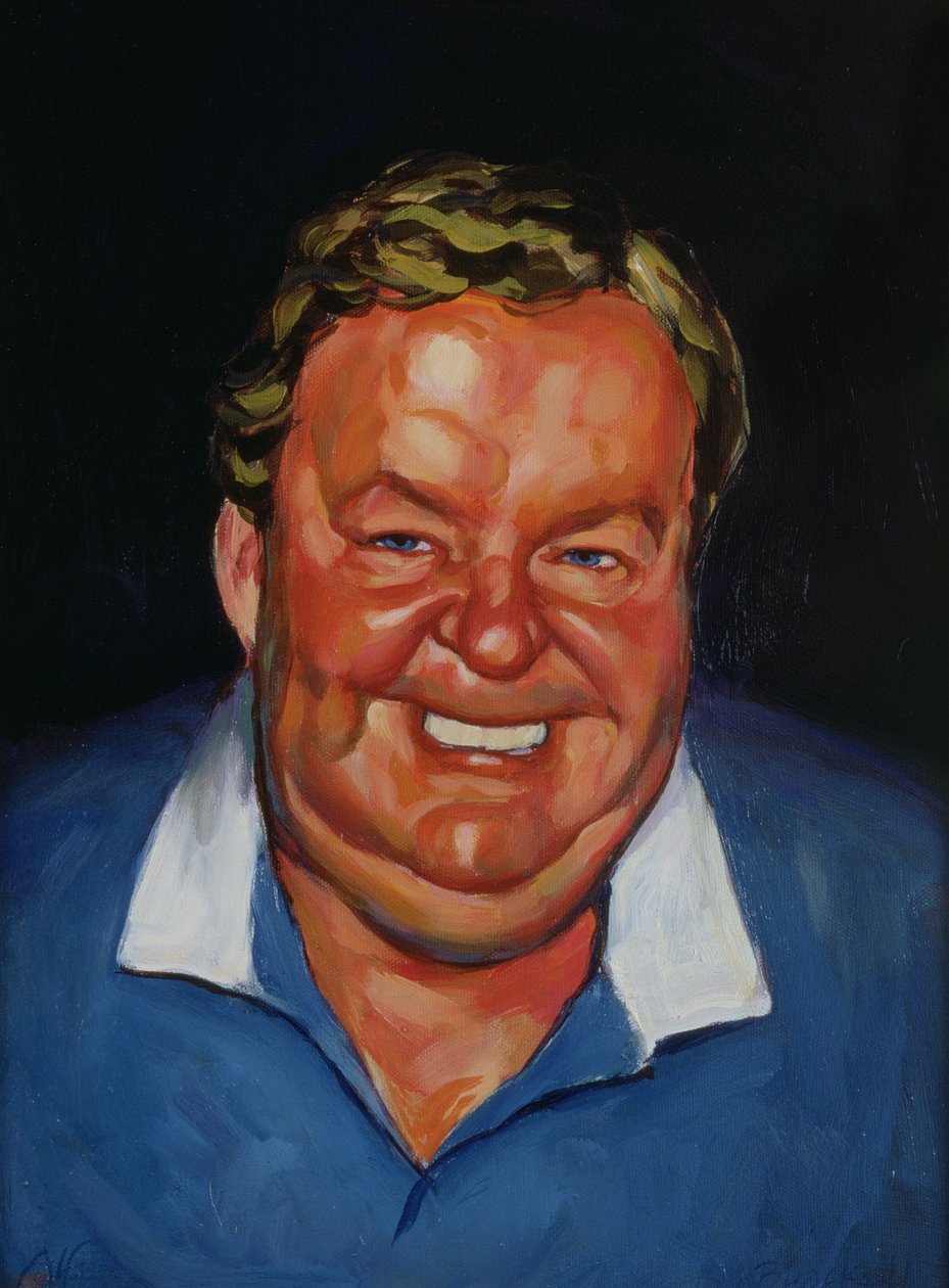 Portrét smějícího se muže, 1993 od Ted Blackall