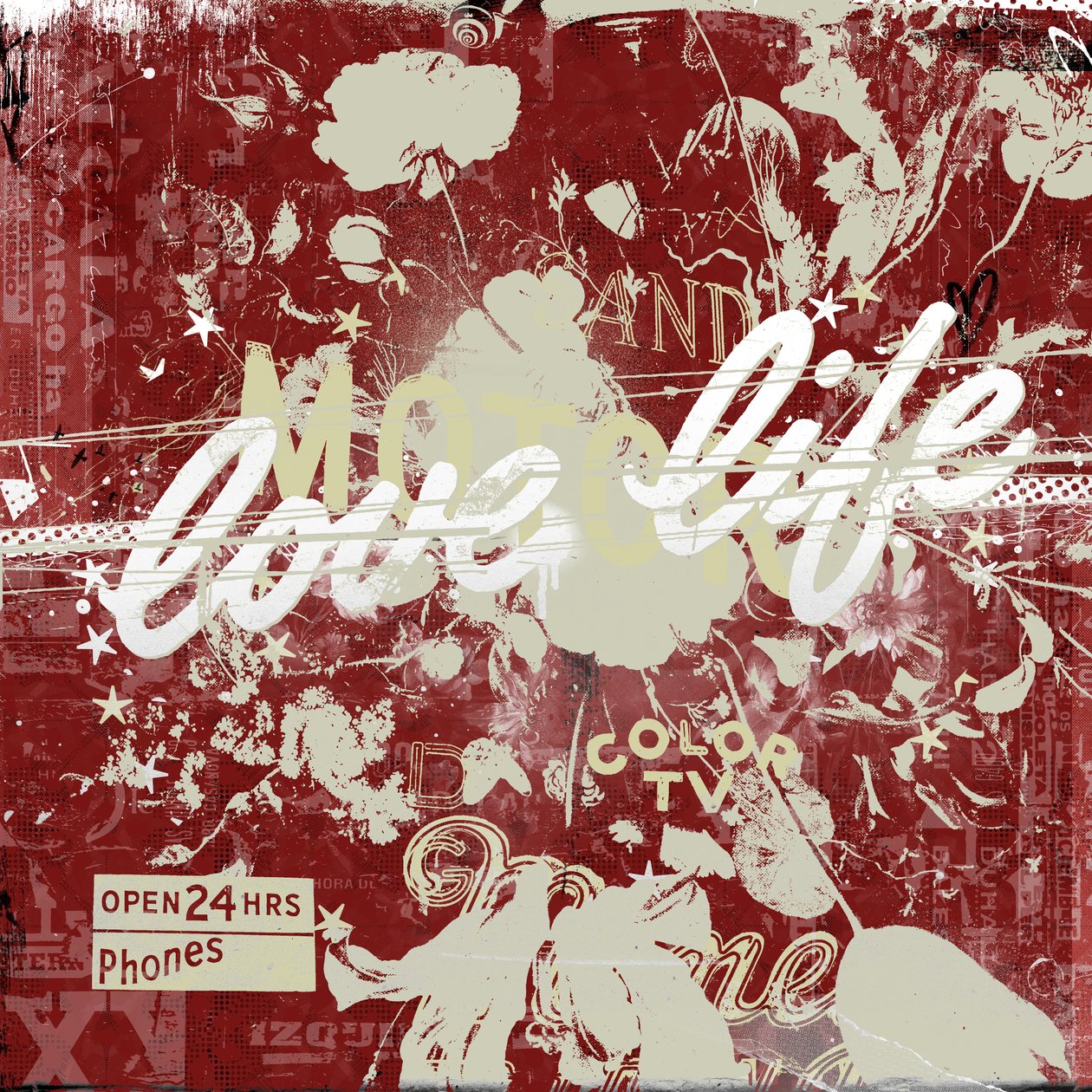 Love Life, 2015 (koláž na plátně) od Teis Albers