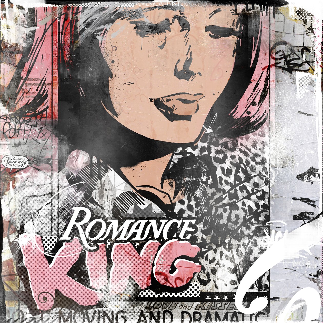Romance King, 2014 (akryl, barva ve spreji na plátno) od Teis Albers