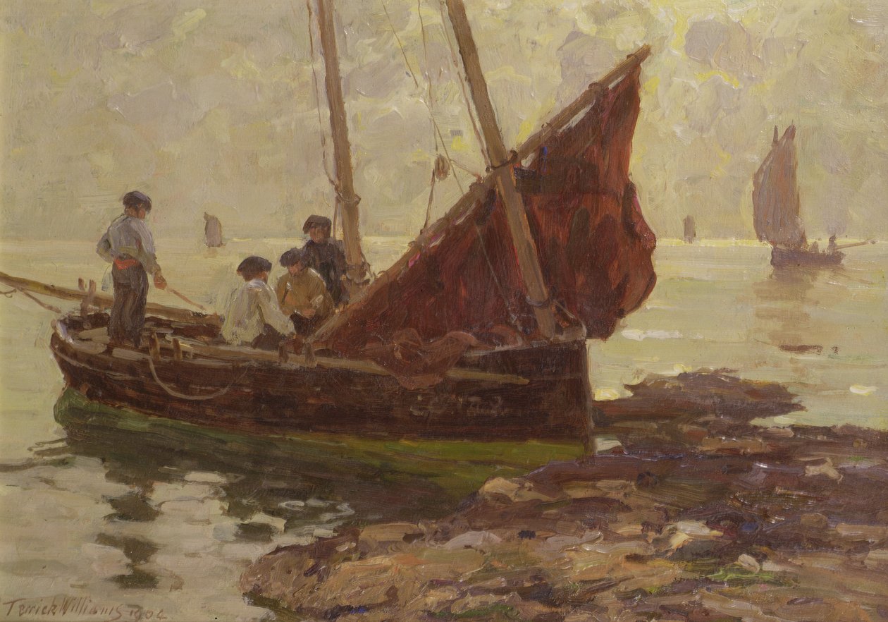 Ráno na skalách, Concarneau od Terrick Williams