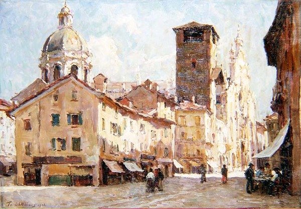 Kostel Como, Itálie od Terrick Williams