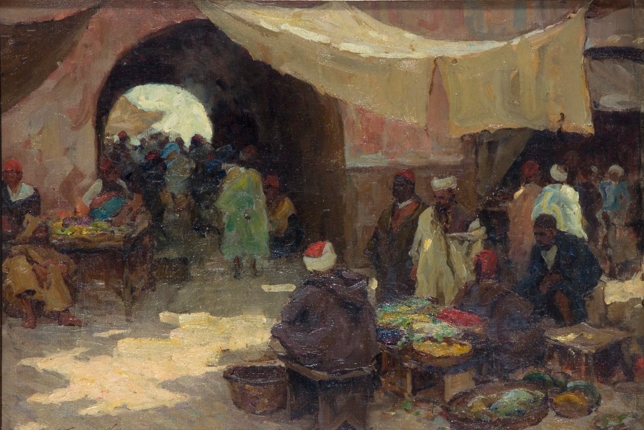 „Východní bazarová scéna“, 1880-1936 od Terrick Williams