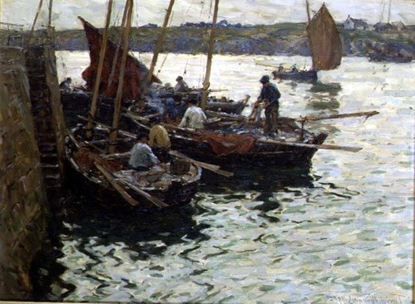 Rybáři na Quayside od Terrick Williams