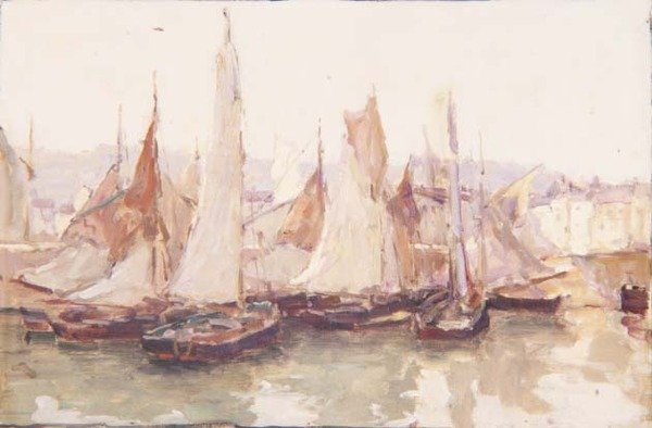 V přístavu, Honfleur od Terrick Williams