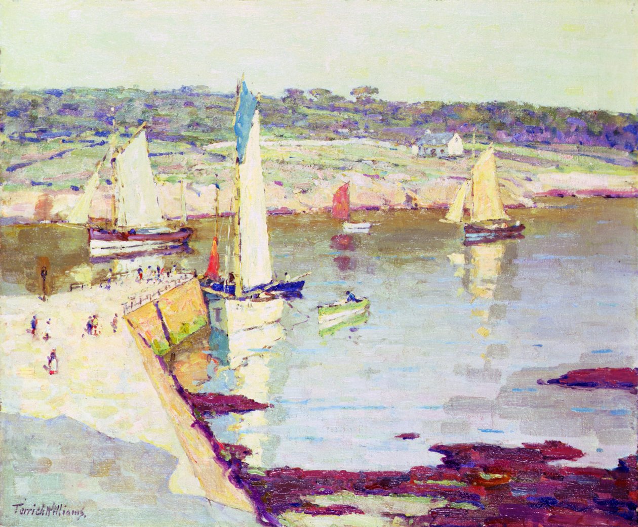 Nábřeží, Concarneau od Terrick Williams