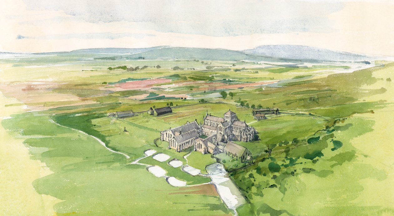 Hailes Abbey, c13. století, 1990-2010 od Terry Ball