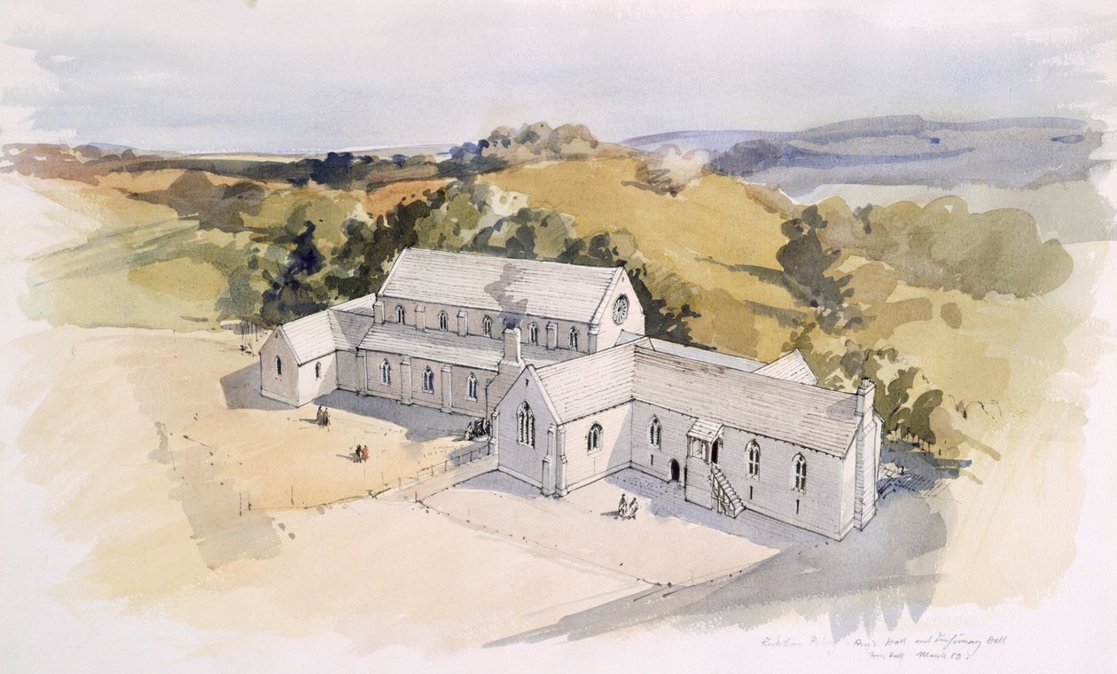Kirkham Priory, Severní Yorkshire, 1989 od Terry Ball