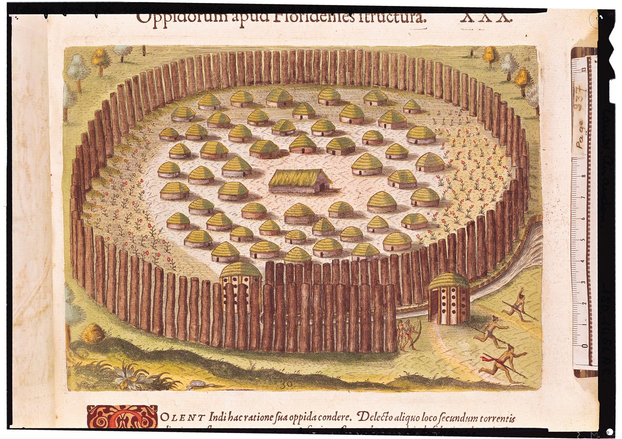 Fortified Indian Village, z 