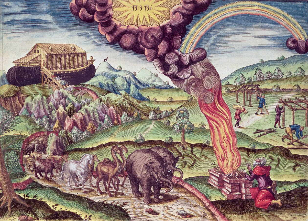Noemova archa, ilustrace z 