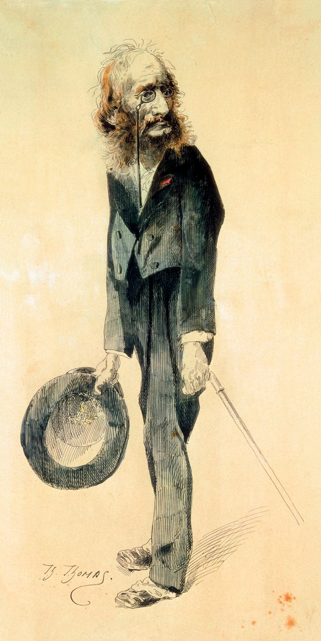 Portrét Jacquese Offenbacha od Th. Thomas