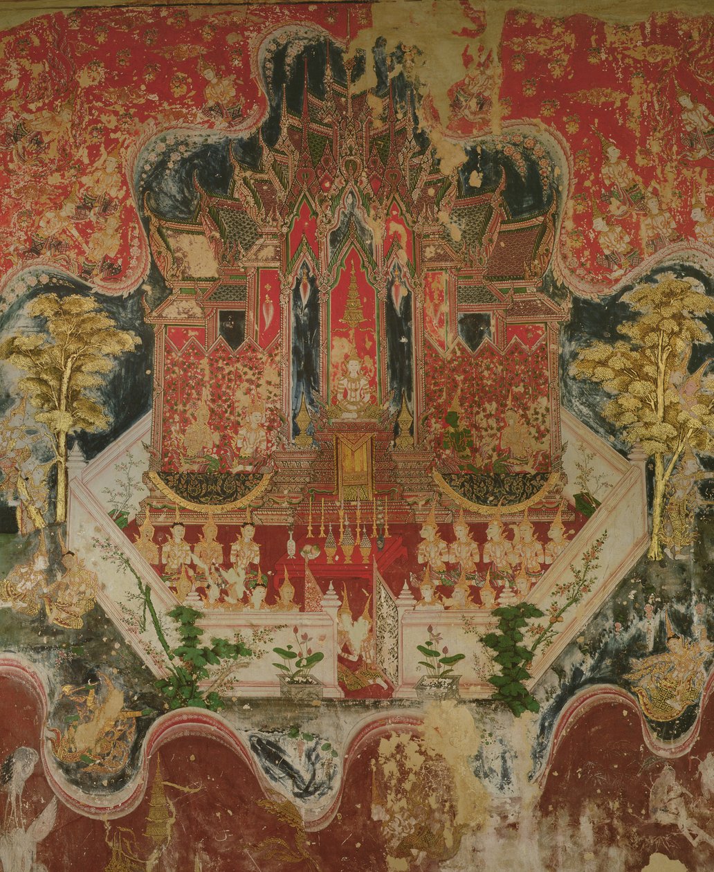 Nimi Jataka, Wat Suwannaram, Thonburi, 1831 od Thai School